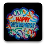 happy retirement sign