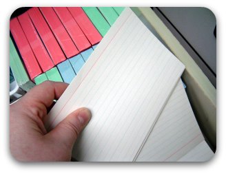 Cue Cards: How to make and use note cards in speeches