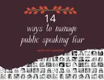 14 ways to manage public speaking fear -sign