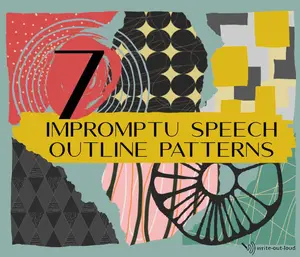 7 impromptu speech outline patterns