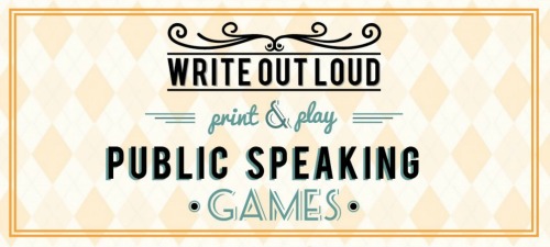 3 public speaking games banner - write-out-loud.com