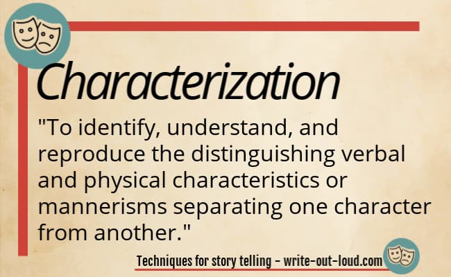 Image: definition of characterization