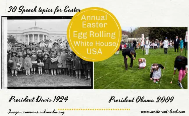 Images: Egg rolling at White House, 1924, President Davis, 2009, President Obama. Images: Egg rolling at White House, 1924, President Davis, 2009, President Obama.