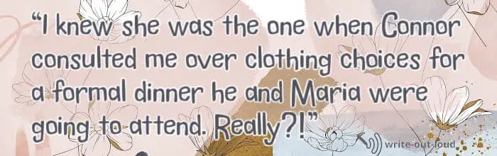 Quote from engagement party speech