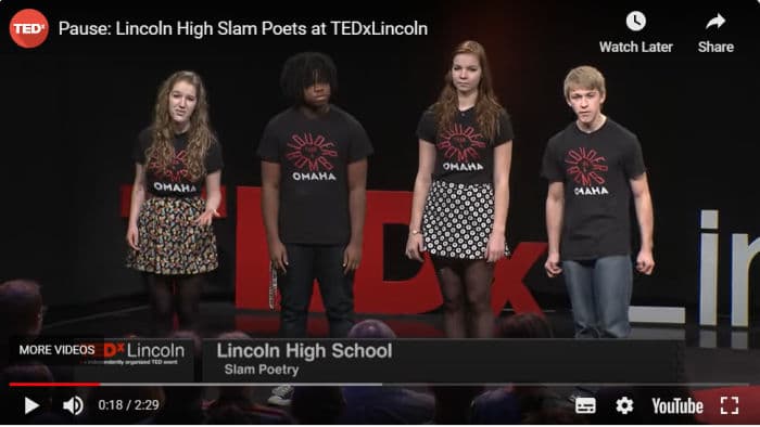 Lincoln High Slam Poets at TEDxLincoln
