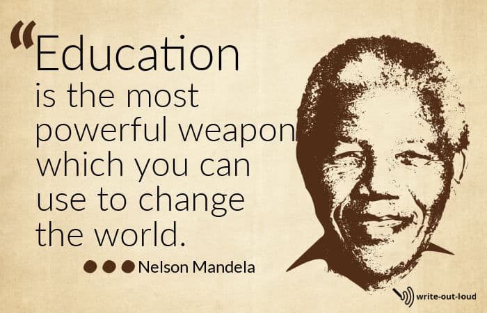 Nelson Mandela quote: Education is the most powerful weapon which you can use to change the world. Nelson Mandela quote: Education is the most powerful weapon which you can use to change the world.