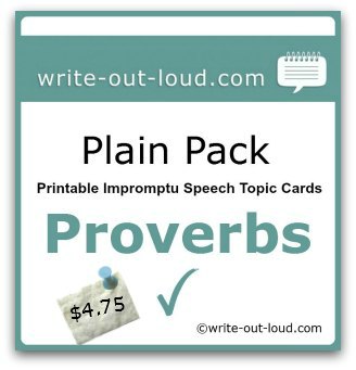 Extemporaneous Speaking