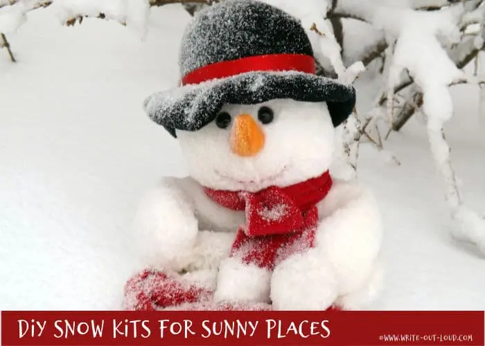 Snow kits for sunny place