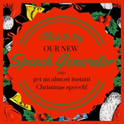 Christmas speeches how to write a short, simple & sincere speech
