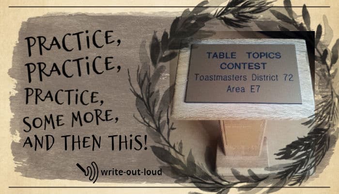 Table Topics Toastmasters 80 Themed