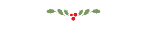 Christmas holly and berries divider Christmas holly and berries divider