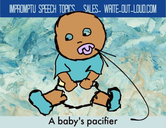 Image: a toddler with a pacifier. Text: a baby's pacifier. Image: a toddler with a pacifier. Text: a baby's pacifier.