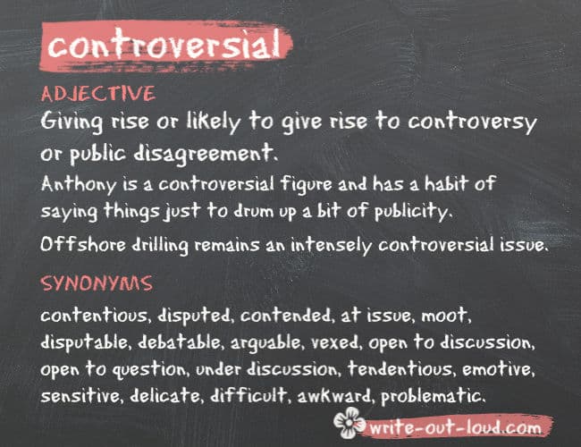 controversial definition essay
