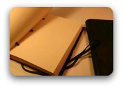 A blank page in a diary A blank page in a diary