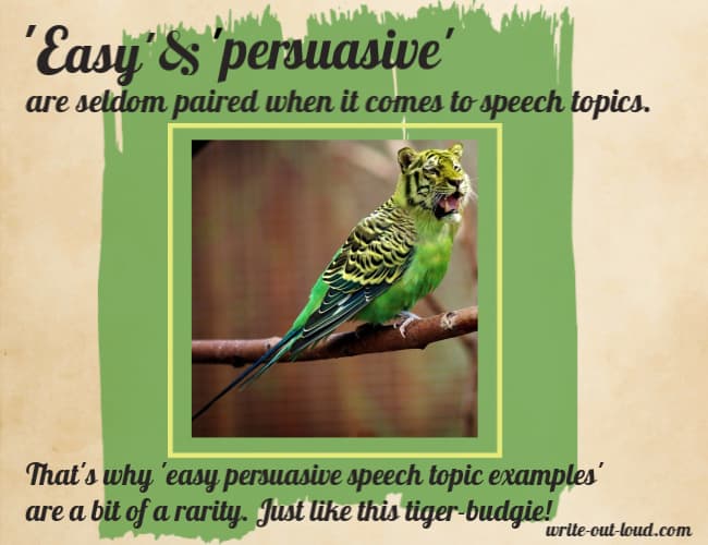 how to start a persuasive speech