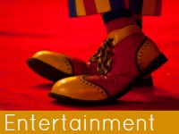 A pair of clowns shoes - entertainment & leisure speech topics