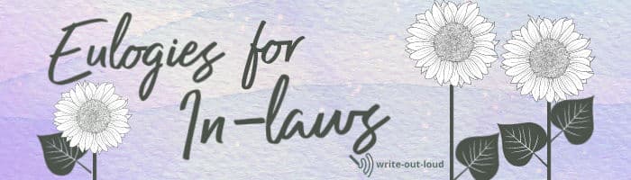 Image: Eulogies for in-laws label Image: Eulogies for in-laws label