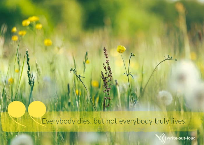 Eulogy for Granddad quote everybody dies but not everybody truly lives Eulogy for Granddad quote everybody dies but not everybody truly lives