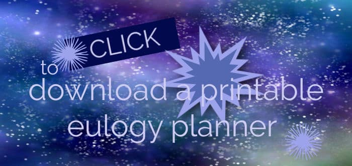 Download a eulogy planner for a sister