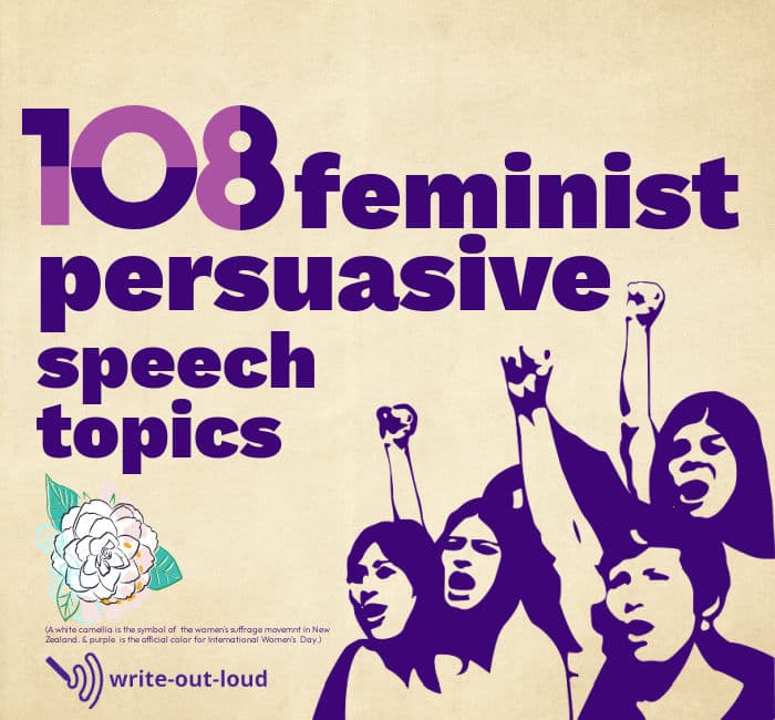 persuasive speech topics feminism