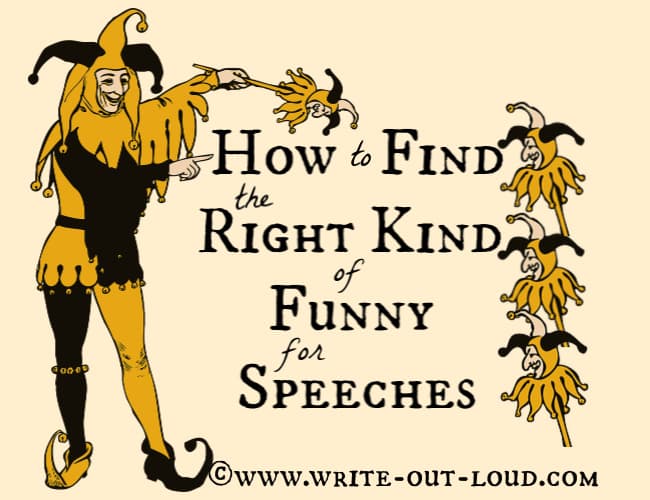 Great funny speeches: how to get the laughter you want
