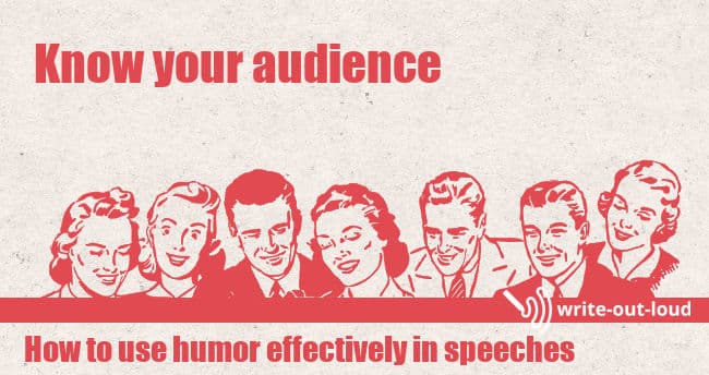 How to use humor effectively in speeches
