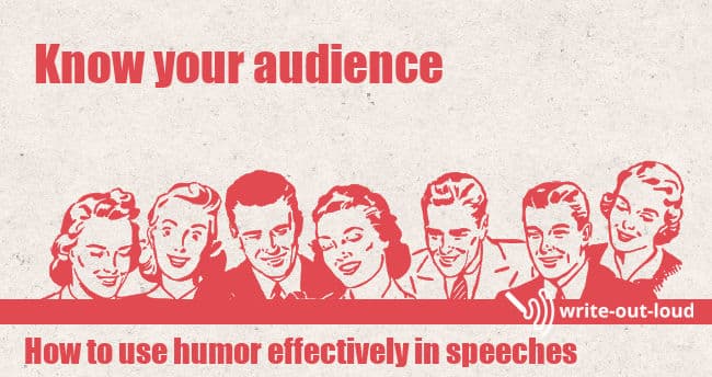 how to write a comedy speech