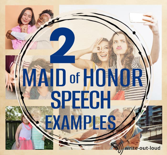 how to write ending of speech