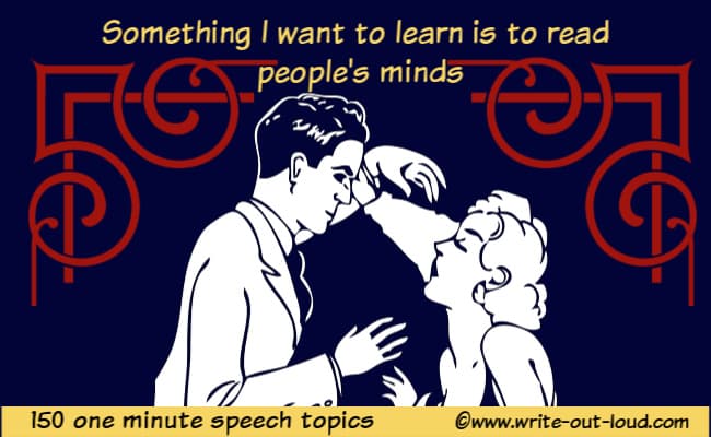 speech topics for 11 year olds