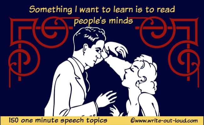 1 minute speech topics - 150 exceptionally good speech ideas☺ 1 minute speech topics - 150 exceptionally good speech ideas☺