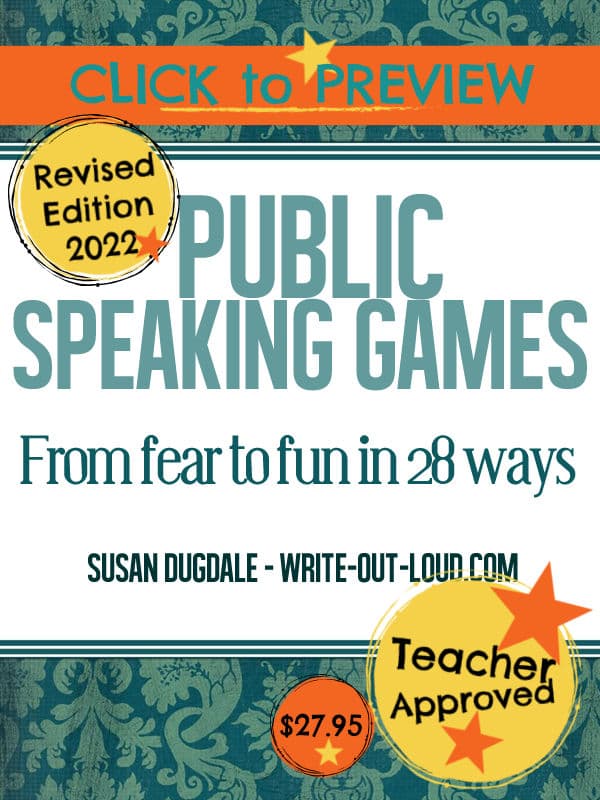 E-book cover: Public Speaking Games