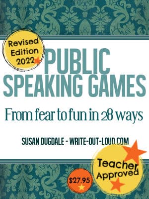 Public speaking games ebook cover - write-out-loud.com