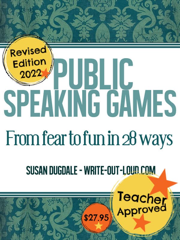 Public speaking games - ebook cover