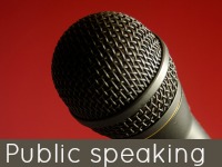 Microphone - public speaking speech topics