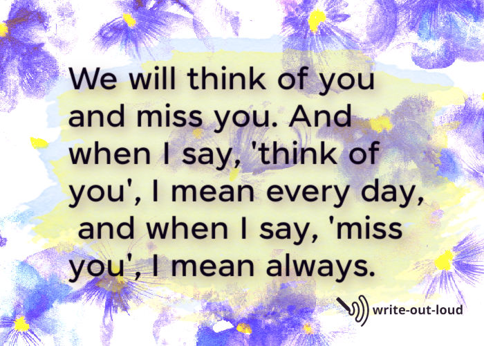 Quote from eulogy for a mother from a son Quote from eulogy for a mother from a son