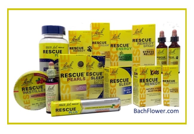 Bach flower rescue remedy products