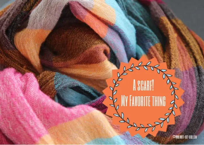 My favorite thing...is a scarf!  A public speaking game. Find out more.