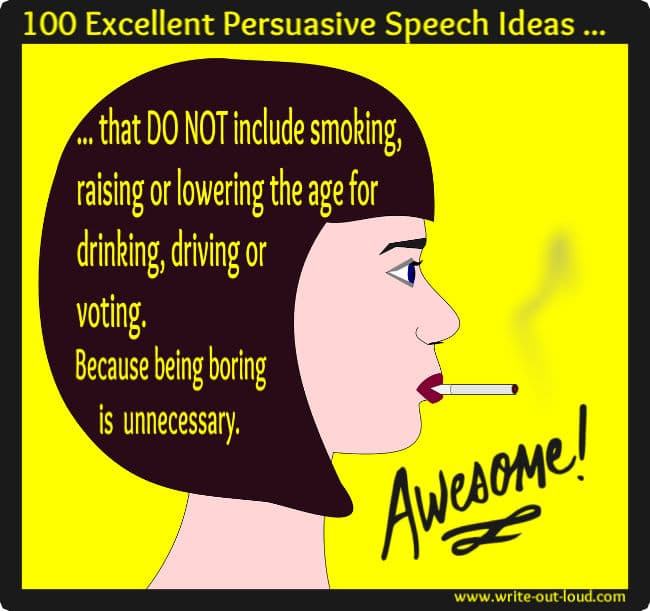 excellent persuasive speech topics