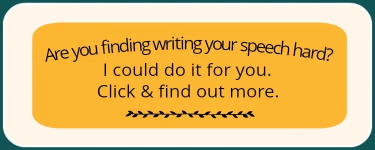 Speech writer offer