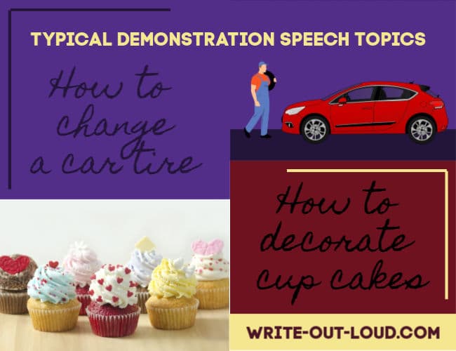 easy demonstration speech ideas for middle school