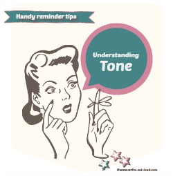 Image: woman with string tied around her finger. Text: Understanding tone Image: woman with string tied around her finger. Text: Understanding tone