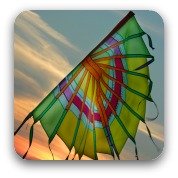 flying a kite