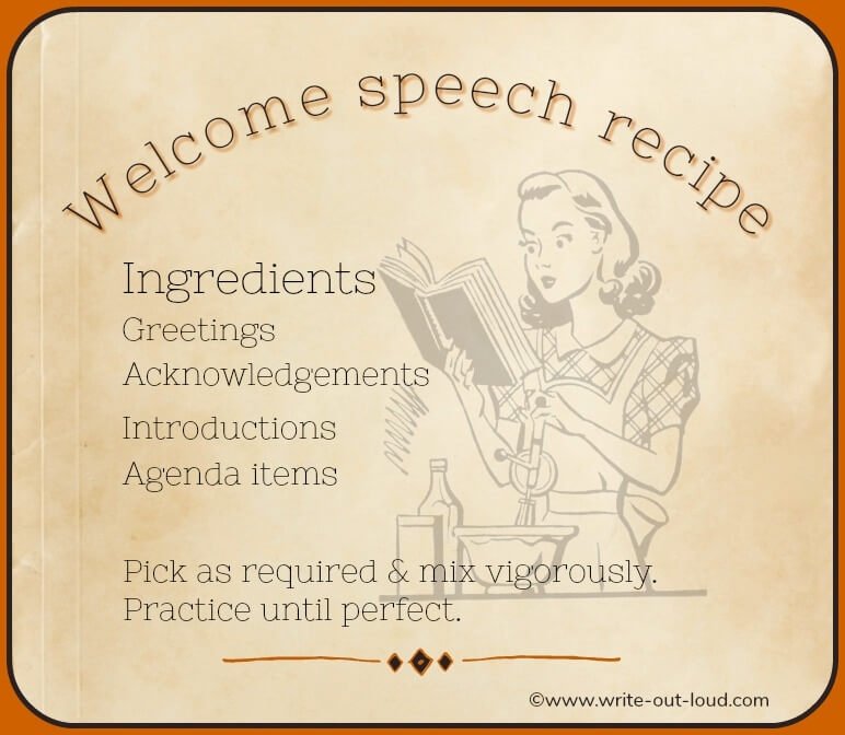 Welcome speech: effective opening remarks made easy